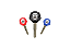 CHAVE GAVETA MOTO YAMAHA XT660  TENERE  LANDER  XT660  XJ6  YBR  MT03  FAZER - Imagem 3