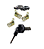 KIT CILINDROS PORTAS TAMPA TRASEIRA MESMA CHAVES BLAZER S10 - Imagem 1