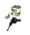 KIT CILINDROS COM MESMAS CHAVES GRANDBLAZER SILVERADO - Imagem 1