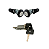 KIT CILINDROS IGNIÇÃO PORTA COM CHAVE D20 D40 PICKUP 85 Á 96 - Imagem 2