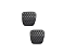KIT CAPA PEDAL HONDA CIVIC G1 G2 G3 - Imagem 2