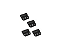 KIT 4 SUPORTES VIDRO PORTA F250 F350 F12000 F14000 99 Á 11 - Imagem 1