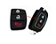 2 CAPAS FRONTAL CHAVE CANIVETE HYUNDAI HB20 3 BOTÕES - Imagem 3