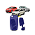 2 CAPAS FRONTAL CHAVE CANIVETE FIAT STILO 3 BOTÕES AZUL - Imagem 2