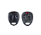 2 CAPAS FRONTAL DA CHAVE CONTROLE ALARME VECTRA CORUJINHA - Imagem 2