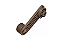 MANIVELA VIDRO DA PORTA LOGUS POINTER MARRON - Imagem 2