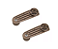 PAR MANIVELA VIDRO DA PORTA LOGUS POINTER MARRON - Imagem 3