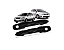 PAR MAÇANETA PORTA FIELDER TOYOTA COROLLA G2 02 Á 08 COM FURO - Imagem 1