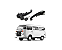 PAR MAÇANETA PORTA DIANTEIRA CHAVE KOMBI 75 Á 13 DELIVERY WORKER - Imagem 2