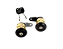 PAR CILINDROS CHAVES PORTA FORD KA FIESTA COURIER - Imagem 1