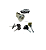 KIT CILINDROS MESMAS CHAVES HILUX SW4 05 Á 12 - Imagem 1