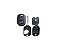 CARCAÇA CHAVE TELECOMANDO FORD EDGE 3 BOTÕES - Imagem 3
