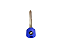 CHAVE GAVETA HONDA HORNET CBR TWISTER POP 1000 SHADOW AZUL - Imagem 3