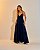 Vestido Longo Açucena Azul Marinho - Imagem 1