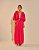 Vestido Acetinado Eloíse Hibisco - Imagem 1