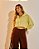 Camisa Cropped Linho Marla Manteiga - Imagem 1