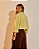 Camisa Cropped Linho Marla Manteiga - Imagem 4