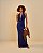 Vestido Longo Degagê Ivete Azul Marinho - Imagem 1