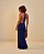 Vestido Longo Degagê Ivete Azul Marinho - Imagem 4