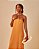 Vestido Longo Acetinado Antúrio Cúrcuma - Imagem 3