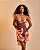 Vestido Curto Beatriz Lírio Solar Marrom - Imagem 1