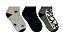 KIT 3 PARES MEIA SAPATILHA MENINO SELENE - MESCLA/PRETO/CHUMBO - 2305 - Imagem 1