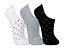 Kit Com 3 Pares De Meia Adulto Feminino Cano Curto  Lupo 3271 - Imagem 1