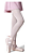 Meia Calça Infantil Elastano Fio 40 Ballet/Jazz Selene 9580 - Imagem 2