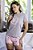Pijama Feminino Curto Coração Mescla - Empório Do Algodão - Imagem 4
