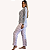 Pijama Feminino Manga Longa Mescla - Imagem 5