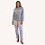 Pijama Feminino Manga Longa Mescla - Imagem 3