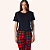 Pijama Feminino Meia Estação Xadrez - Imagem 4