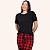 Pijama Feminino Meia Estação Xadrez - Imagem 5