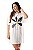 Camisetão Feminino True Love Off White - Manga Curta Camisola | Emporio do Algodão - Imagem 1