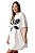 Camisetão Feminino True Love Off White - Manga Curta Camisola | Emporio do Algodão - Imagem 3