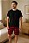 PIJAMA MANGA CURTA MASCULINO XADREZ - Imagem 1