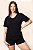 Pijama Calor Feminino Verão Poa Preto - Empório do Algodão - Imagem 3