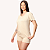 Pijama De Verão Feminino Poa Bege - Imagem 6