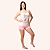 Pijama Feminino De Alça Bicicleta - 100% Algodão - Imagem 3