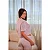 Pijama Feminino Meia Estação Cropped Com Calça Listrado Azul - 100% Algodão - Empório do Algodão - Imagem 3