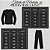 Pijama Masculino Preto Manga Longa - 100% Algodão – Empório do algodão - Imagem 6