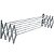 VARAL ALUMINIO SANFONA 60CM X 0,52M PHENIX - Imagem 1