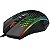 Redragon - Mouse Gamer Memeanlion Honeycomb RGB 12400 Dpi 7 Botões USB Preto (M809-K) - Imagem 2