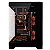 Liketec - Gabinete Gamer Aquário MADNESS Matx, MiniTower,Vidro Curvo, Preto (sem fans) Cubo Design LC-CB3X2-MADNESS-2072 - Imagem 2