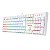 Redragon - Teclado Óptico Gamer SURARA PRO Rgb Branco - Switch Marrom (K852W-RGB-PRO) - Imagem 1