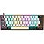 Teclado Gamer Mecânico Gamdias AURA GK2 ABNT 2 Switch Blue 60% - Branco e Preto - Imagem 1