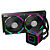 Water Cooler Kalkan DELTA 240mm Argb Daisy Chain 280w Tdp Preto - KLK00050 - Imagem 3