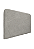 Cabeceira Estofada Queen Orgânica Não é Segredo Suede Amassado Cinza 160x120 - Imagem 2