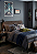 Cabeceira Estofada Queen Orgânica Não é Segredo Suede Amassado Marrom Escuro 160x120 - Imagem 1