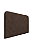 Cabeceira Estofada Queen Orgânica Não é Segredo Suede Amassado Marrom Escuro 160x120 - Imagem 2